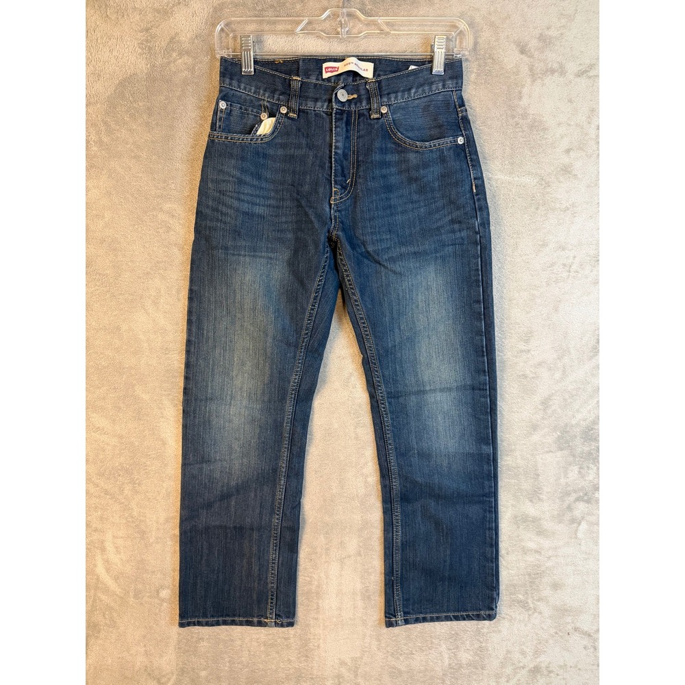 Levi Jeans Kids 14REG 505 Regular Blue Denim EUC